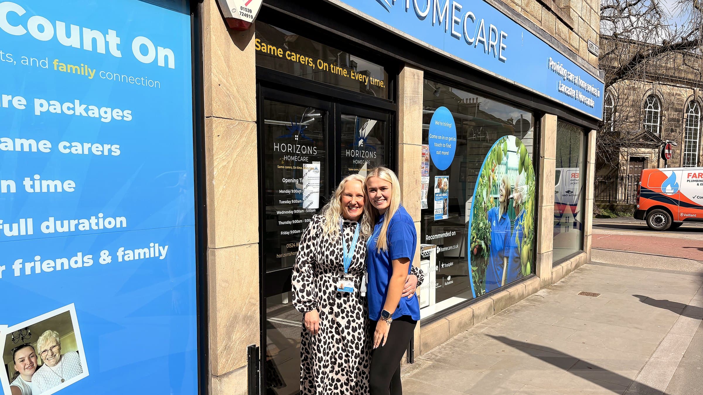 Exterior of the Horizons Homecare Lancaster office